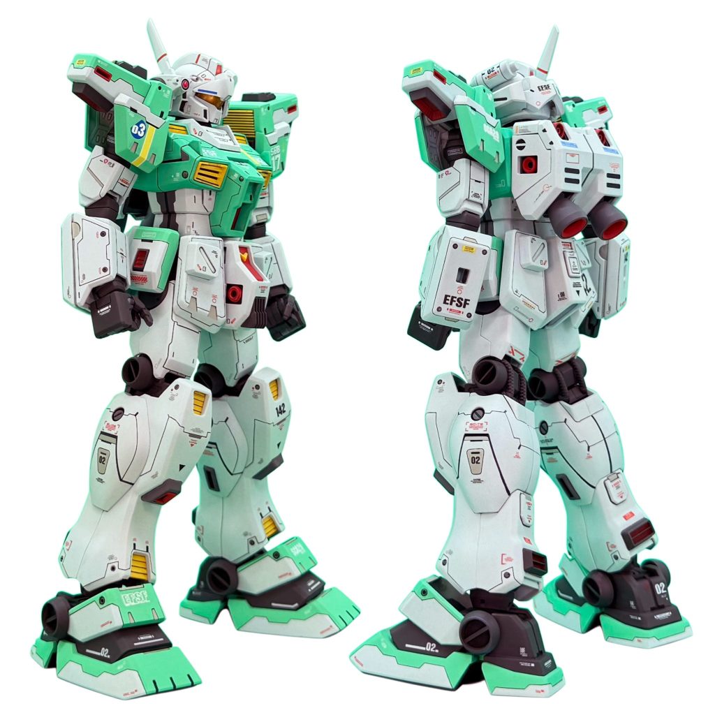 MG 1/100 ジムカスタム スナイパー オリジナルカラー–7枚目/制作者：Ruyomo