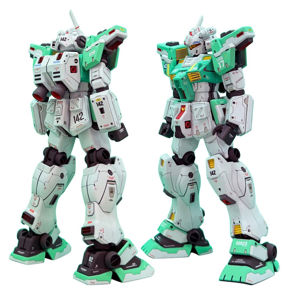 MG 1/100 ジムカスタム スナイパー オリジナルカラー–8枚目/制作者：Ruyomo