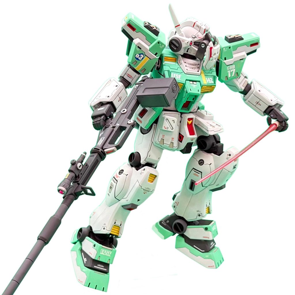 MG 1/100 ジムカスタム スナイパー オリジナルカラー–9枚目/制作者：Ruyomo