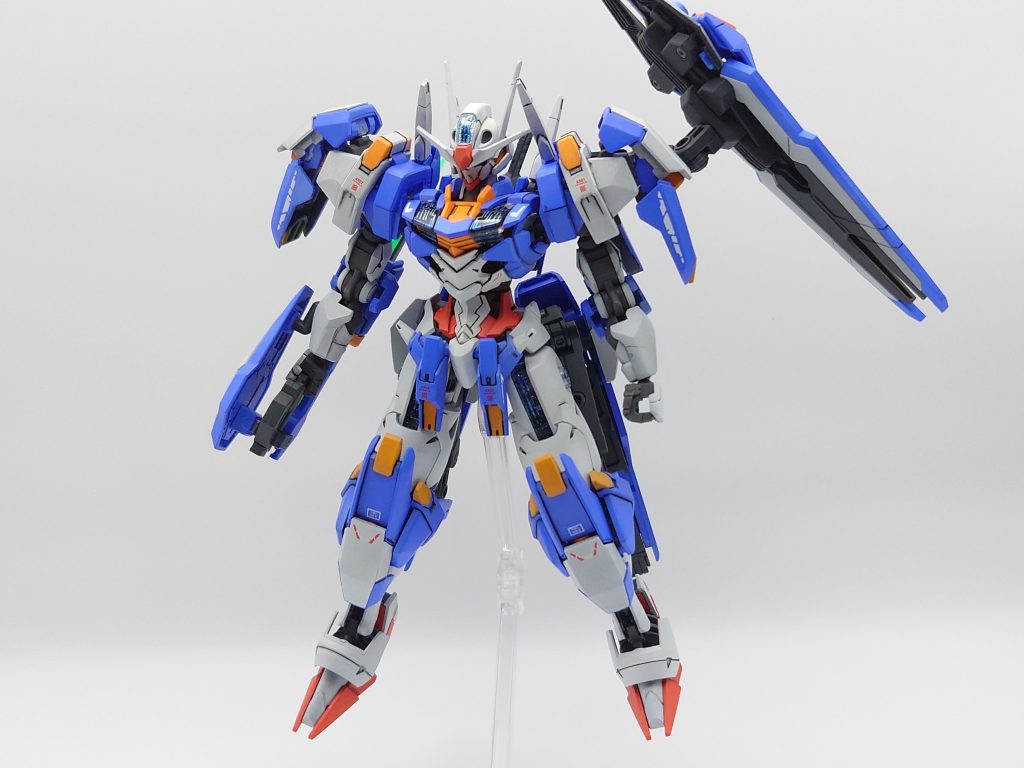 バーメットスコア6のジャンク品からクリアパーツを拝借しました。GNソードⅢもジャンク品から拝借。