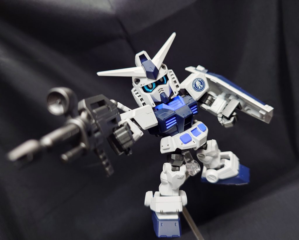 SDCSという事で可動は抜群です。アクションフィギュアのように遊べるのは楽しいですね(gundam-kao6)