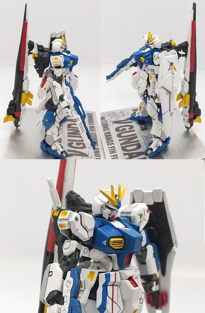 改修塗装完成品 RX-93ff νガンダム ロングレンジフィンファンネル装備ガンダムアーティファクト–2枚目/制作者：ランゼル