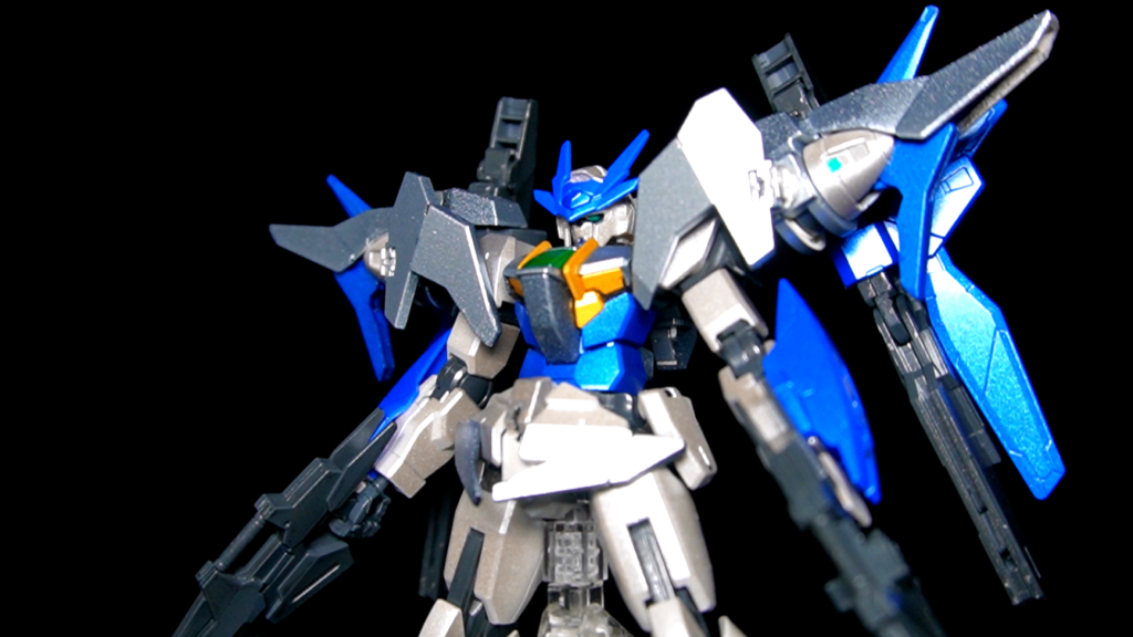 HG ダブルオースカイメビウス + メテオホッパー