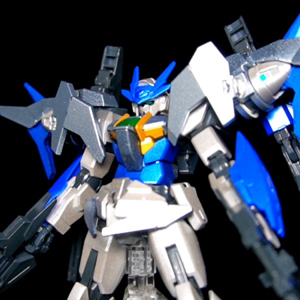 HG ダブルオースカイメビウス + メテオホッパー