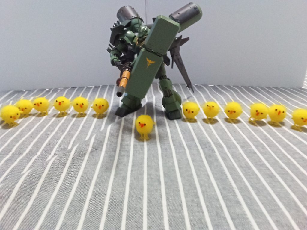 作品名：なんやこれwww<p>なんかおもろい写真とれたんやけど 今度この(ギラドーガ重武装仕様)作品投稿させていただきます！</p>
