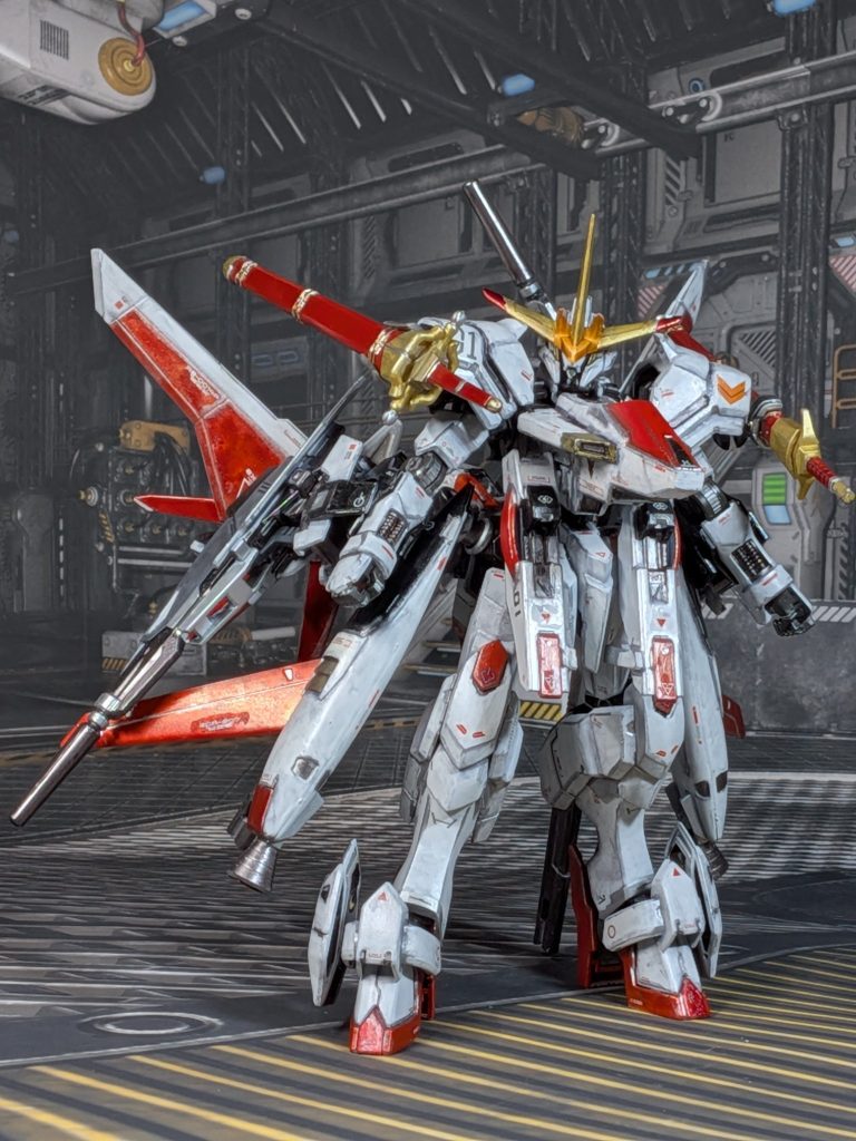 ガンダム・端白星“アエードーン”　行くよ端白星、お前の力を見せてやれ❗️