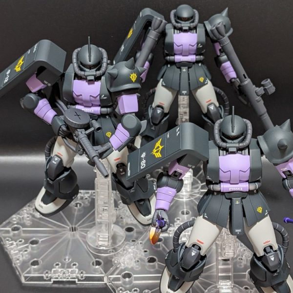 リバイブザク　黒い三連星カラー