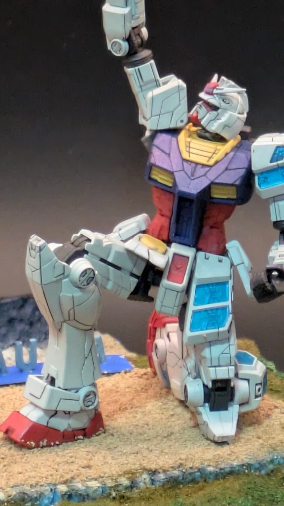 夕日ヶ浦と万博ガンダム