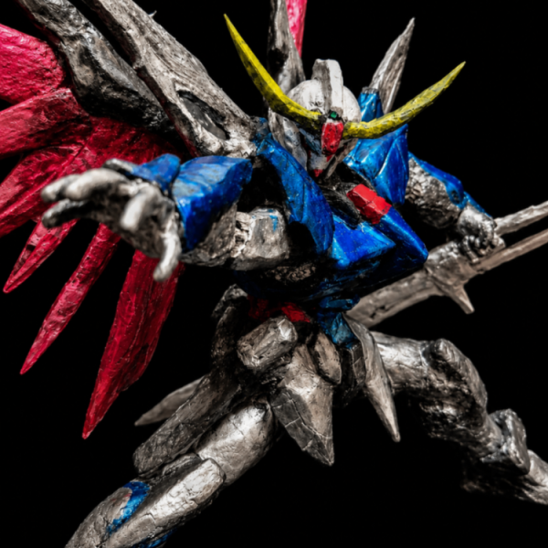 100均石粉粘土フルスクラッチ｜デスティニーガンダム
