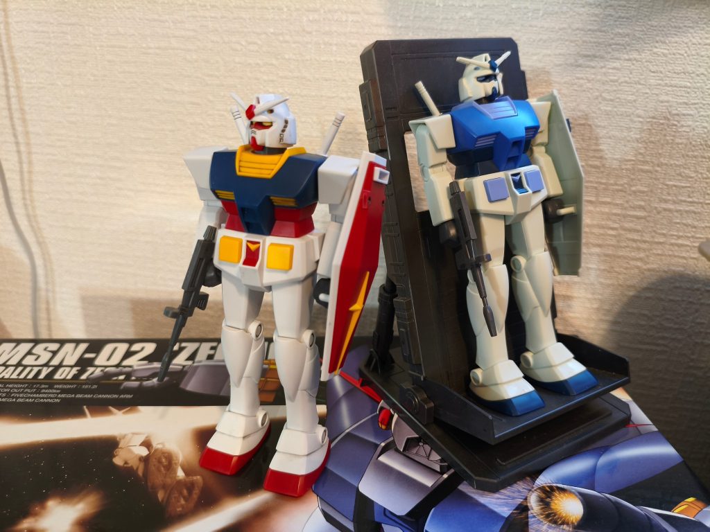 マーキングシール貼る前の姿これはこれでシンプルで良き(gundam-kao7)