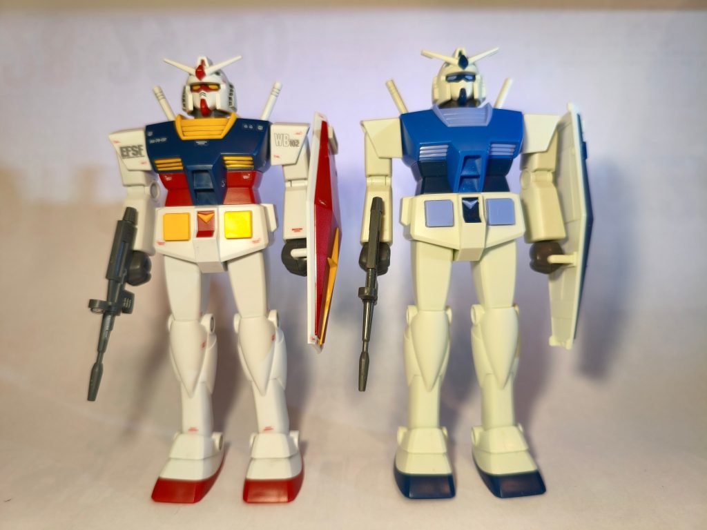 余剰パーツ？の青っぽいガンダム(gandam1)