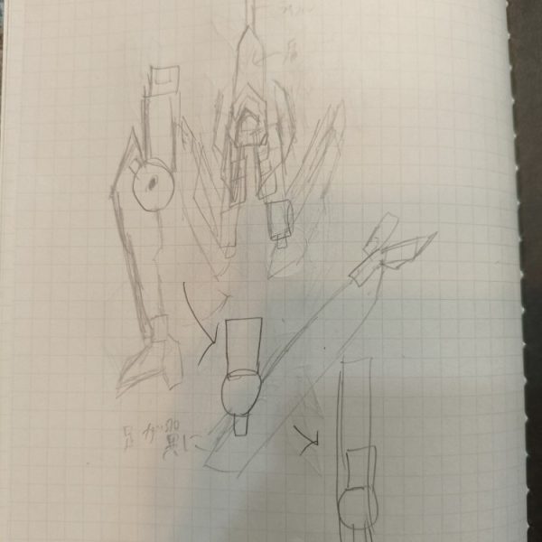 新アイデアのスケッチ