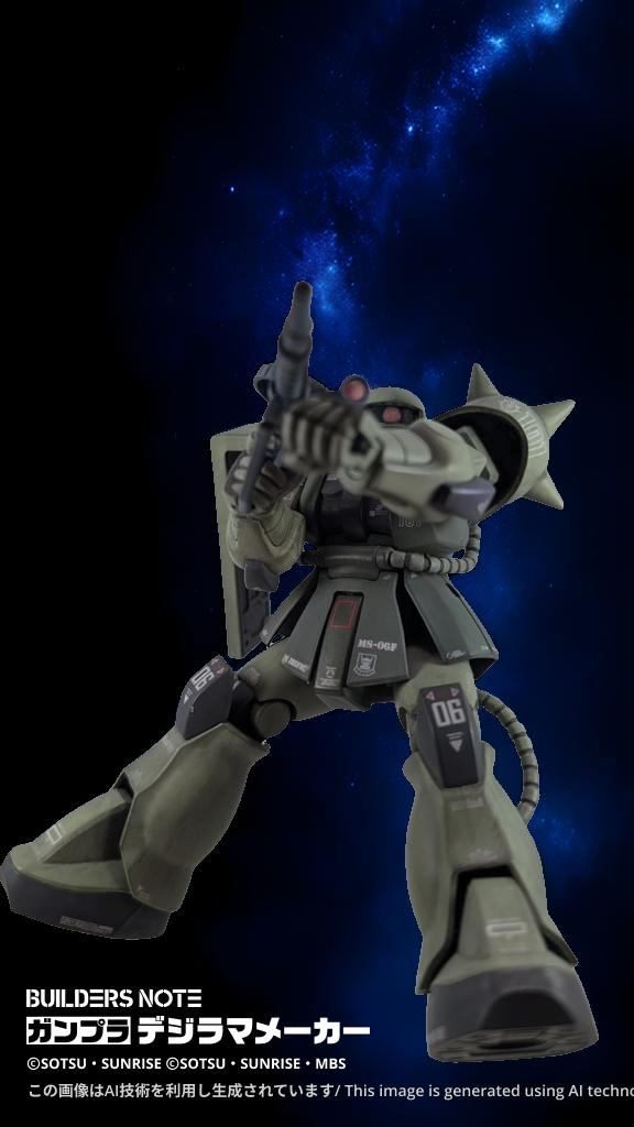 なんとなくデジラマメーカー！(zaku-kao2)