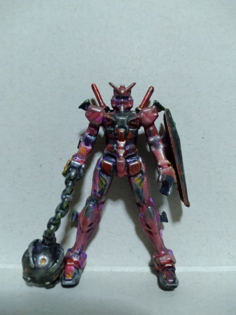 シャア系アーティファクトもこんな感じでいくかという感じ、たぶん背景も宇宙になれば溶け込むはず