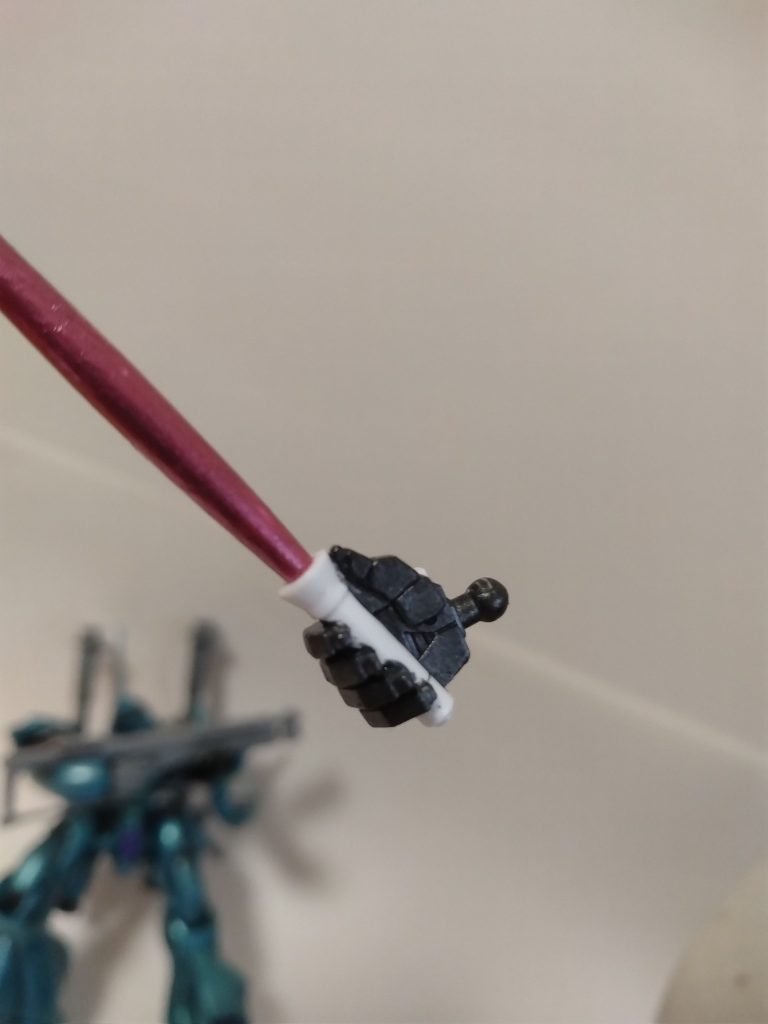 手首一体サーベルは鬼の塗り分けですね。　上手い方から見ると今回の作品どうでしょうか？コメント頂けると幸いです。(._.)&nbsp;