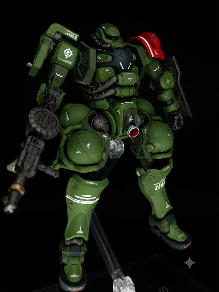 MS-06-SSP 軍警ザク（レッドショルダーカラー）–3枚目/制作者：@redcheek
