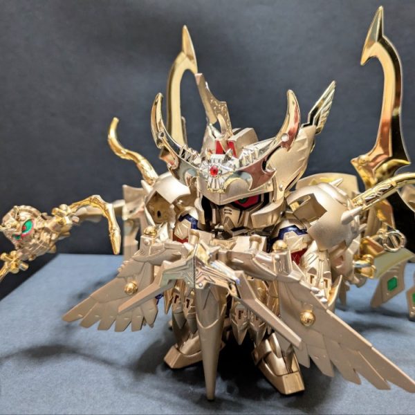 １４．悪魔神四天王〝東西南北中央不敗〟闇武者 魔星頑駄無〜明鏡止水・終の陣〜【GF13-001NHⅡ／マスターガンダム（ハイパーモード）に忠実な創作武者】