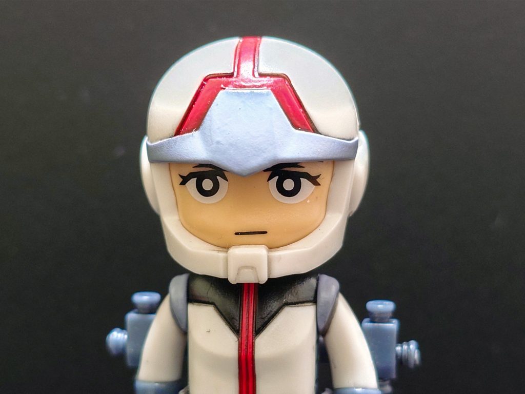 アムロ：「アムロ・レイ、ガンダム、行きます！連邦のV作戦、ここに完了だ！」
