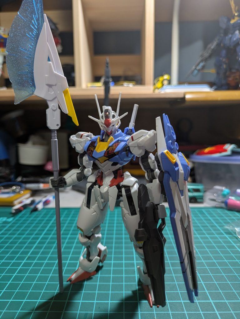 ガンダムリヴランスヘブンのビームランスをマイフリとエアリアルに持たせてみました。–3枚目/制作者：かいがら