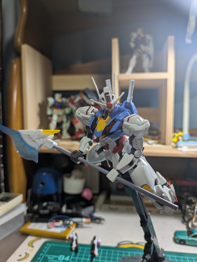 ガンダムリヴランスヘブンのビームランスをマイフリとエアリアルに持たせてみました。–4枚目/制作者：かいがら