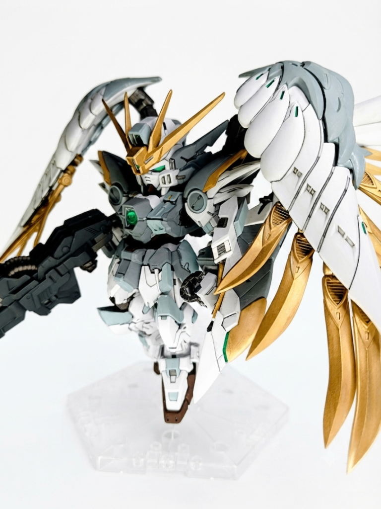 XXXG-00W0 ウイングガンダムゼロEW（スノーホワイトカラー）–2枚目/制作者：@redcheek