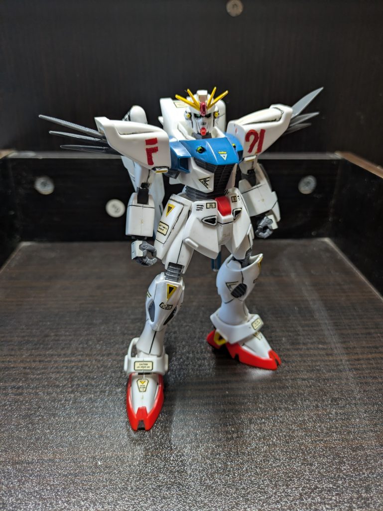 作品名：旧キット 100/1 F91<p>中古ショップで売っていて、運命を感じたので買いました。</p>
