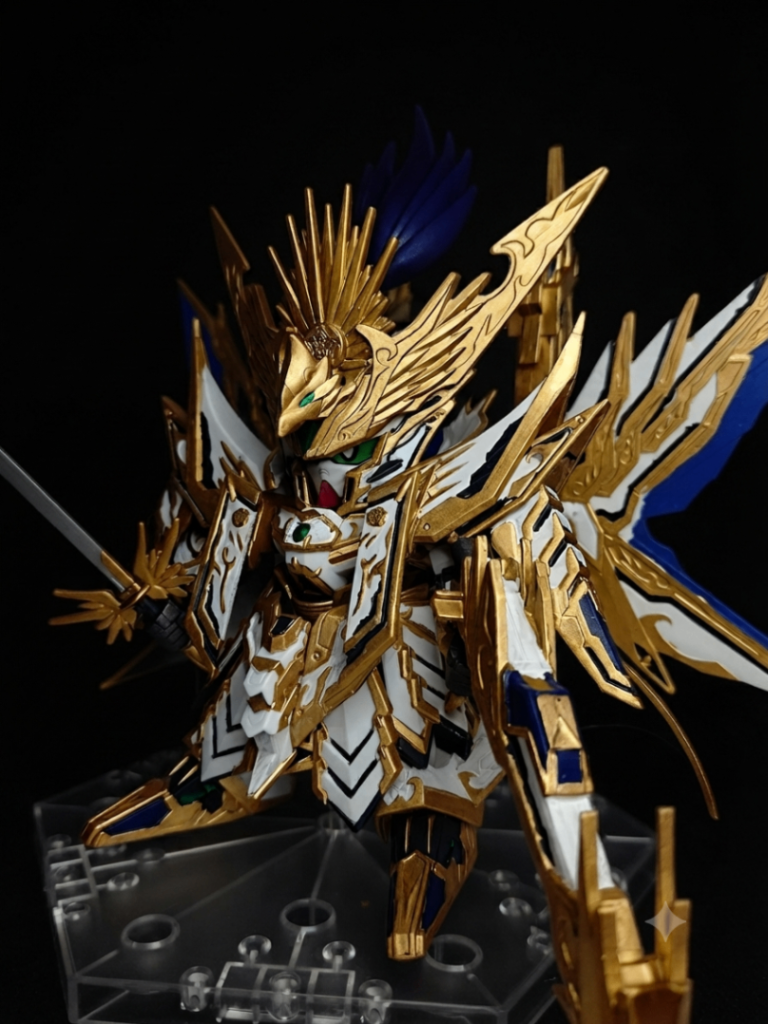 白✖赤✖金の将軍カラーではないのでややヴィランな印象になったと思います。【BACK VIEW】