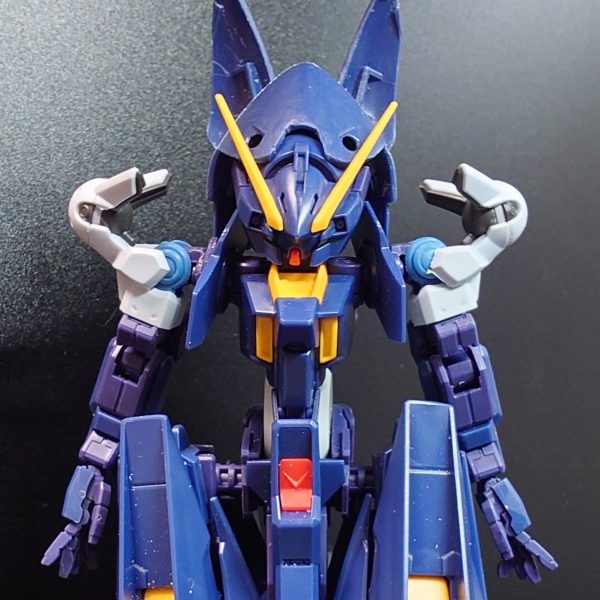 改造中のウーンドウォートにウサミミフードをつけてみました!深く被らせたり、サムネのように浅くかぶらせて手に持たせたりできます！これで頭と肩でウサギが合計3匹になりましたね！ケルベロスうさぎと言うやつですかな？ちなみにこのウサミミフードはアンクシャの肩アーマー＋ウーンドウォートのブースターポットで作成しています！今回も配信でフードを仕上げていっていたので良ければ見てもらえると嬉しいです！（2枚目）