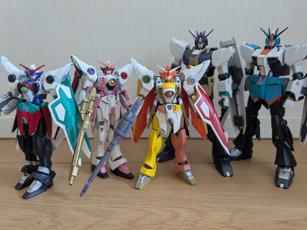 最後に、Speciale５人全員揃っての１枚で締めです。個性豊かな５人、それぞれをしっかりイメージして作成できたのではないかと、満足満足な今日この頃でございます。&nbsp;以上、雲母たまこさんイメージのウイングガンダムでした！ご覧いただき、ありがとうございました！！&nbsp;