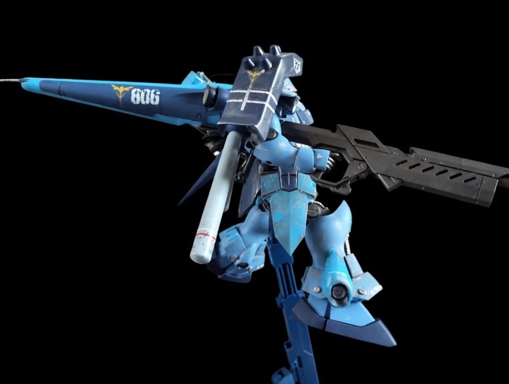 サイドビューガーベラテトラのシュツルムブースターに換装しました。