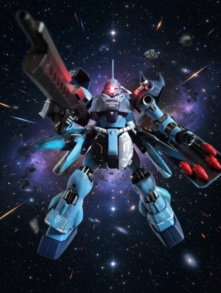 ファンネル発射モーション。