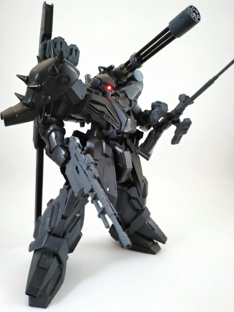 作品名：やっぱりモノアイ💡<p>メッサーっぽいAC機という事にします(´・ω・｀) ボディの前傾ギミックを活かしてフリーダムばりのハイマットモードも可能になったので完成したら貼ります(笑) でも飛べるのかコレ？という疑問を作ってて考えてしまった(´・ω [&hellip;]</p>
