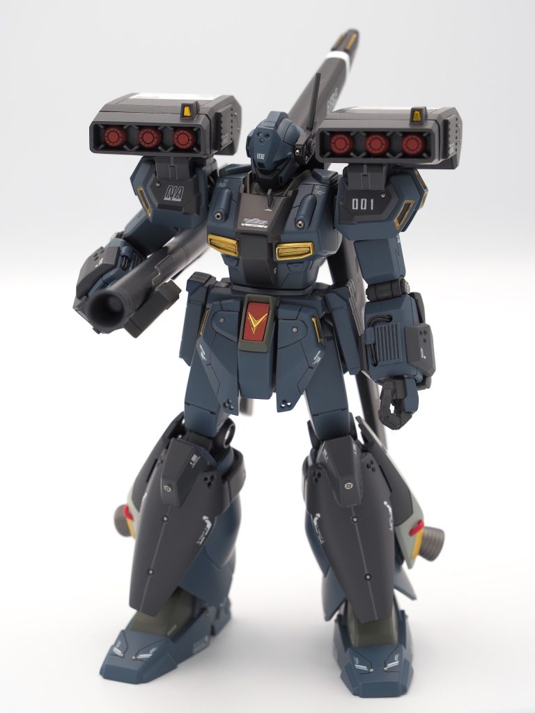 ボディ⋯ヘキサブルーアーマー⋯濡烏武器、バックパック⋯ニュートラルグレーVの塗料を使用しました