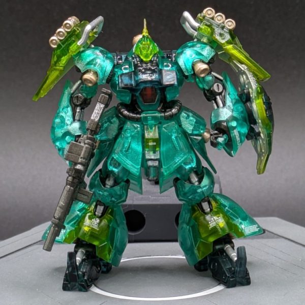 ガンダムアーティファクト ギュネイ専用ヤクトドーガ メカニカルコアメッキ調塗装