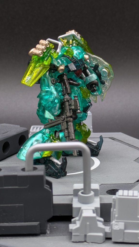 ガンダムアーティファクト ギュネイ専用ヤクトドーガ メカニカルコアメッキ調塗装–7枚目/制作者：エイチワイ