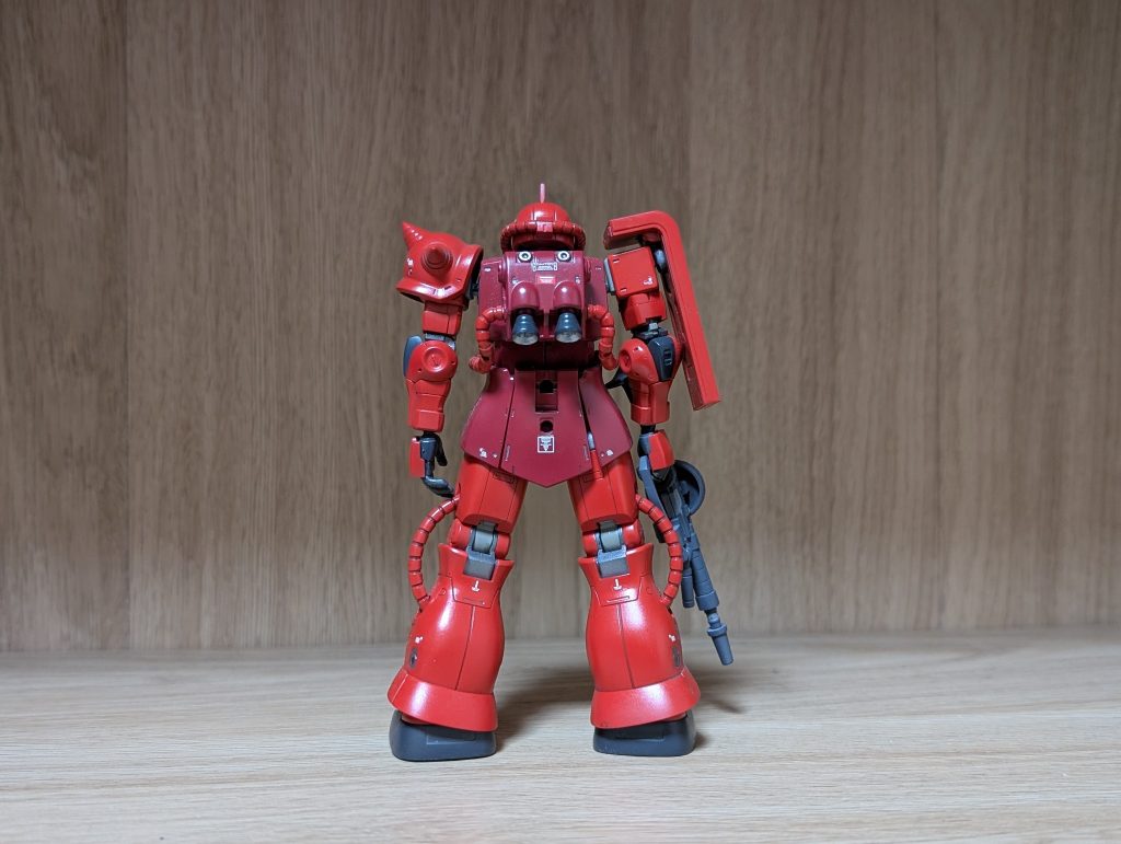 HGオリジン　シャア専用ザク–2枚目/制作者：shimo
