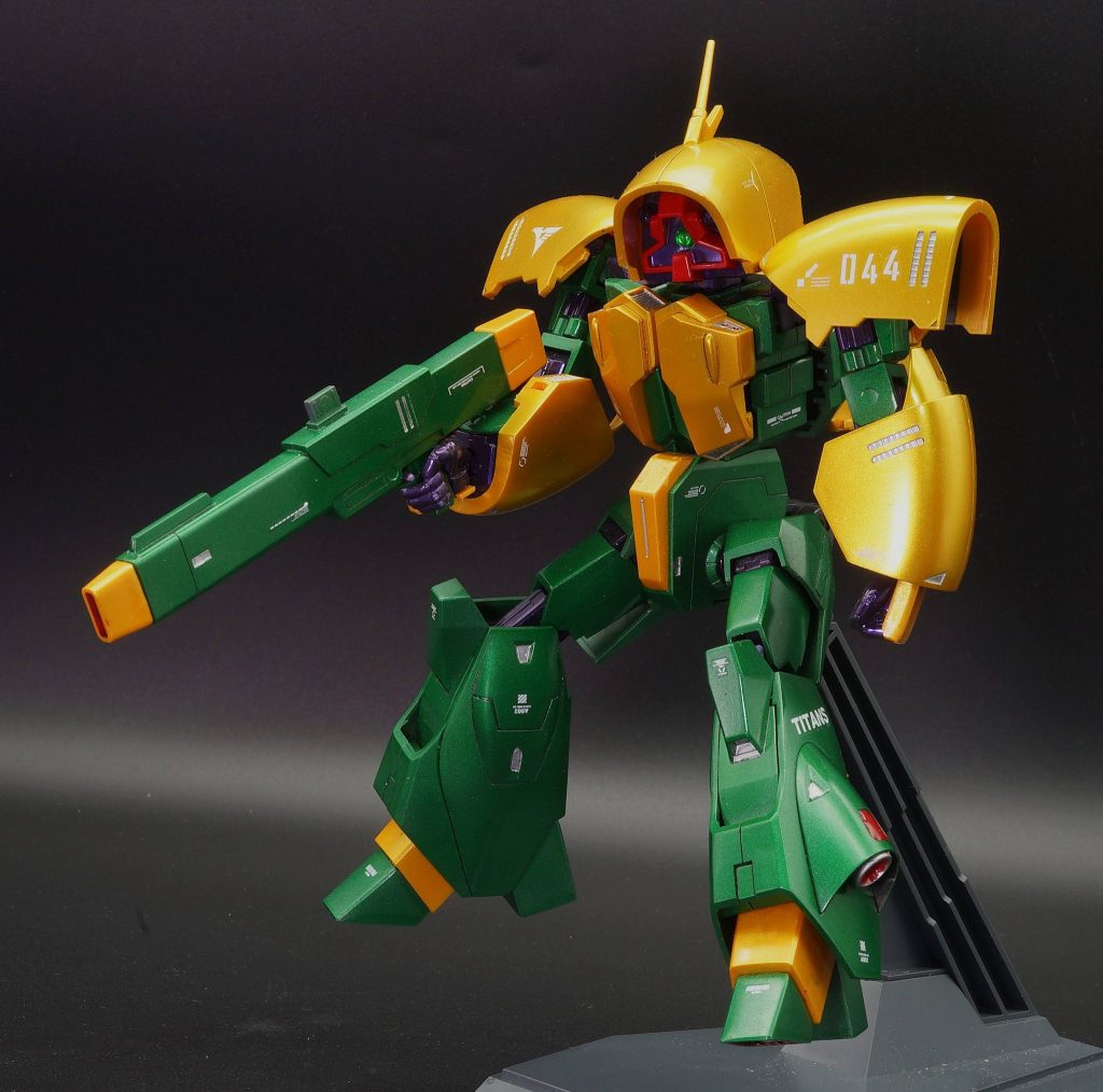 HGUC 1/144 アッシマー　メタリック塗装–4枚目/制作者：あるむ