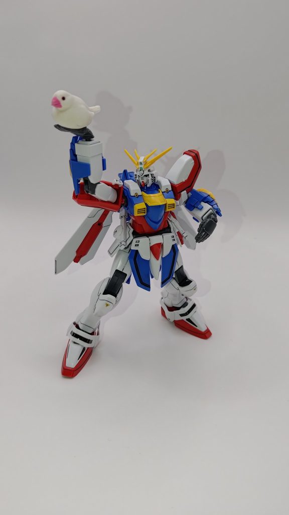 演武用特殊ハンドパーツ付きなのがうれしいね文鳥も乗れる