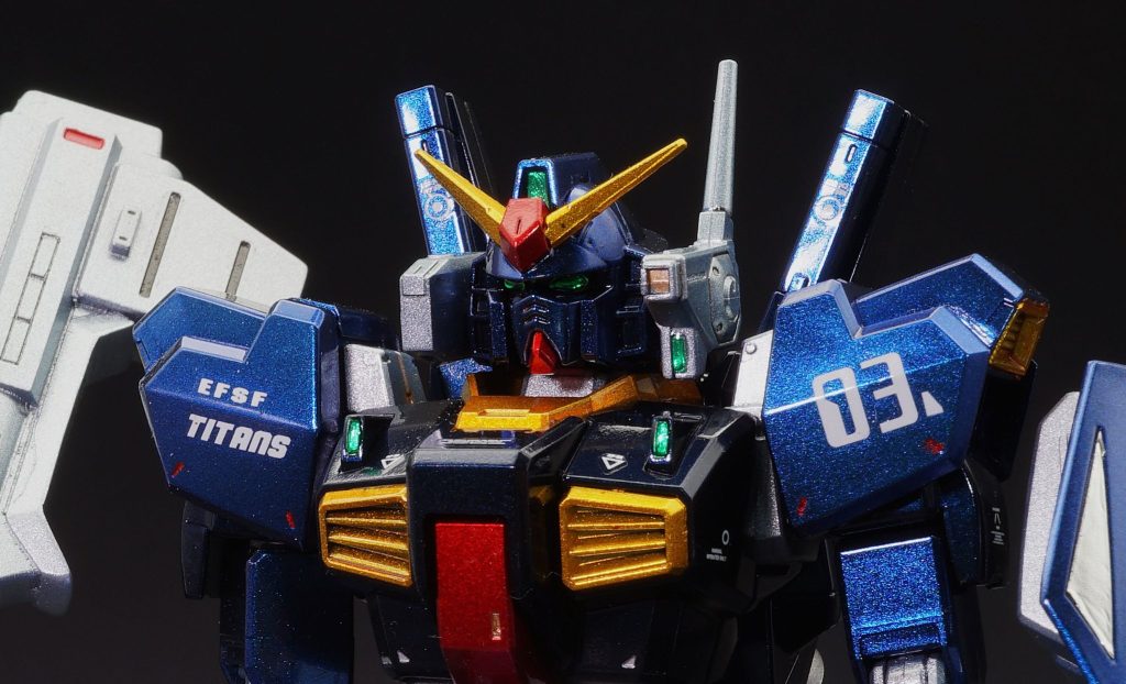 HGUC 1/144 ガンダムMk-II（ティターンズ仕様）メタリック塗装–2枚目/制作者：あるむ