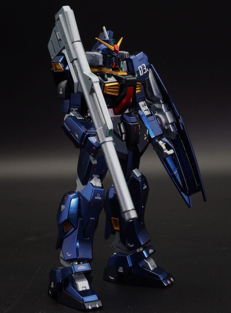 HGUC 1/144 ガンダムMk-II（ティターンズ仕様）メタリック塗装–5枚目/制作者：あるむ