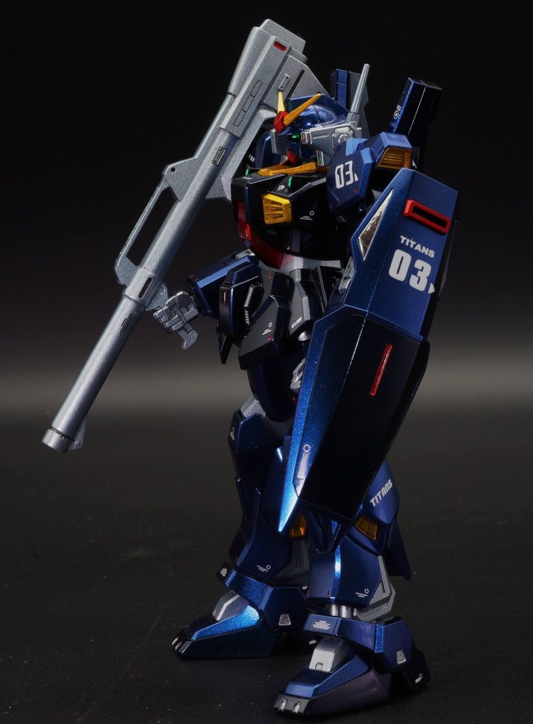 HGUC 1/144 ガンダムMk-II（ティターンズ仕様）メタリック塗装–3枚目/制作者：あるむ