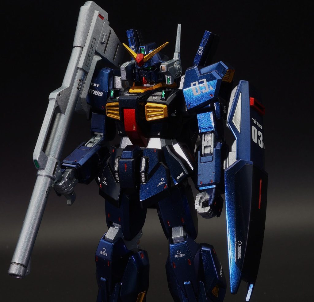 HGUC 1/144 ガンダムMk-II（ティターンズ仕様）メタリック塗装