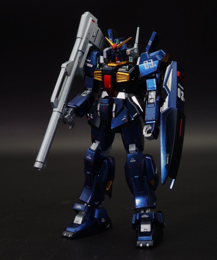 HGUC 1/144 ガンダムMk-II（ティターンズ仕様）メタリック塗装–2枚目/制作者：あるむ