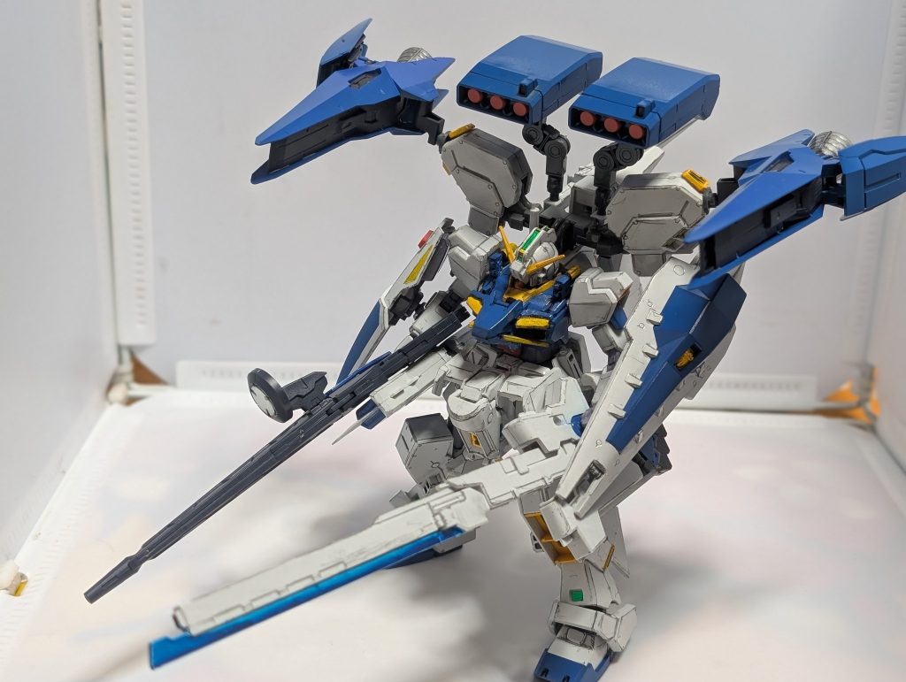 フルウェポン形態　正面テルティウムアームズのロングライフルと合わせる事で更にゴツい！&nbsp;