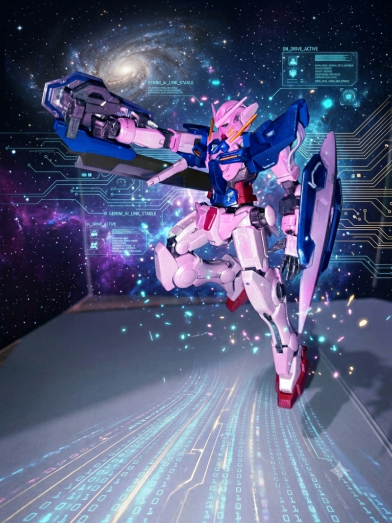 おまけ、Gemini君にいじってもろた(gundam-kao2)電脳世界か？
