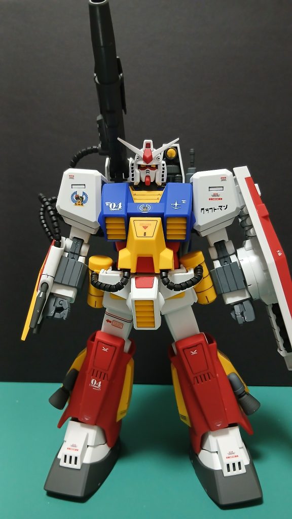 墨入れ付属のデカールカトキさんフルアーマーガンダムの水転写デカールを流用艶消しトップコートで仕上げました&nbsp;&nbsp;