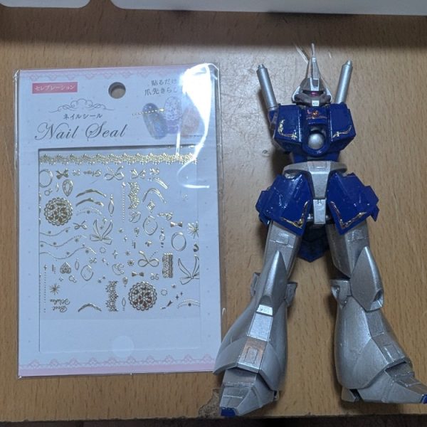 ネイルシールでなんちゃってエングレービング