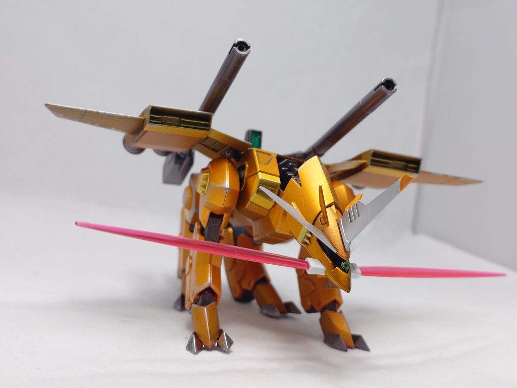 【全塗装メタリックの砂漠の虎】ラゴゥ モノアイ改造–2枚目/制作者：ライカ
