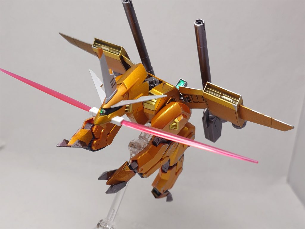 【全塗装メタリックの砂漠の虎】ラゴゥ モノアイ改造–5枚目/制作者：ライカ