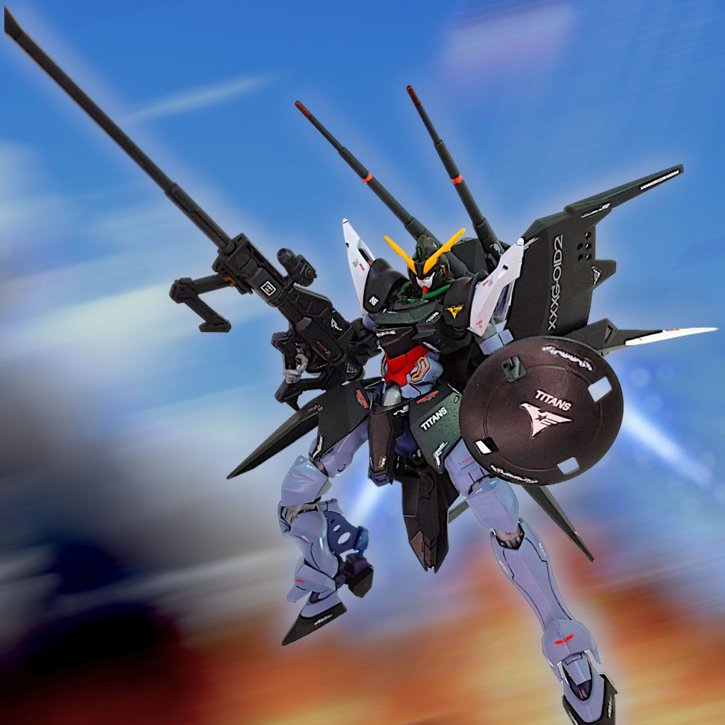 GQハンブラビにガンダムヘッドを装着後腰にスカート追加バックパックをボリュームUpつまり、ほとんどハンブラビそのままです(gundam-kao5)&nbsp;それでは、しばしお付き合いください・・・&nbsp;時は宇宙世紀0085(GQ)
